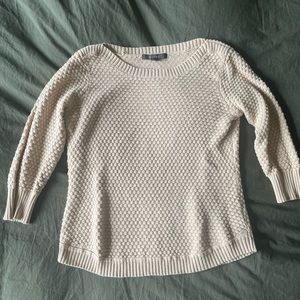 Beautiful nude boat neck knit sweater